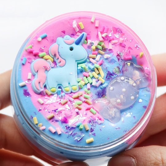 Unicorn Puff Slime